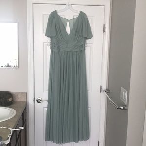 Bridesmaid dress used once for a couple of hours.
